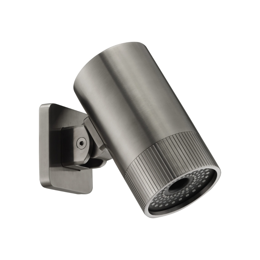 Product Cut out image of the JTP Vos Brushed Black Lumen Shower Head